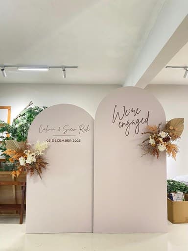 Deluxe Backdrop Styling setup, photo 1