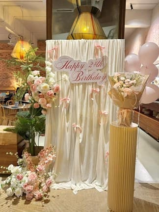 Petite Backdrop Styling setup, photo 1