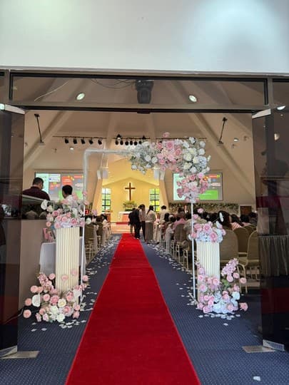 Elegant Ceremony Styling setup, photo 2