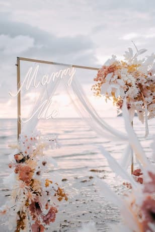 Wedding Proposal Decoration setup, photo 4
